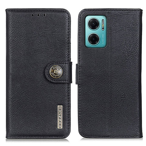 Custodia Portafoglio In Pelle Cover con Supporto K02Z per Xiaomi Redmi Note 11E 5G Nero