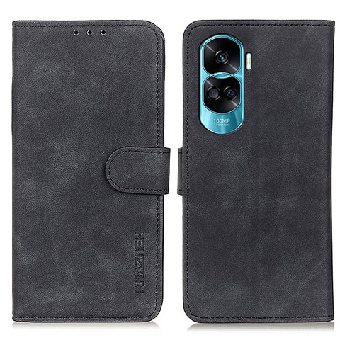 Custodia Portafoglio In Pelle Cover con Supporto K03Z per Huawei Honor 90 Lite 5G Nero