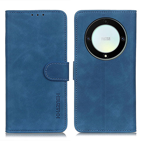 Custodia Portafoglio In Pelle Cover con Supporto K03Z per Huawei Honor Magic5 Lite 5G Blu