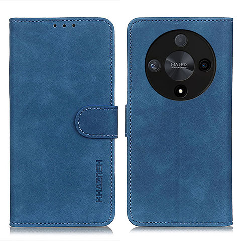 Custodia Portafoglio In Pelle Cover con Supporto K03Z per Huawei Honor Magic6 Lite 5G Blu