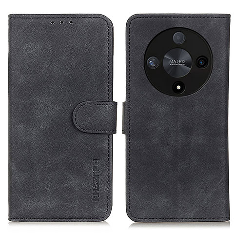 Custodia Portafoglio In Pelle Cover con Supporto K03Z per Huawei Honor Magic6 Lite 5G Nero