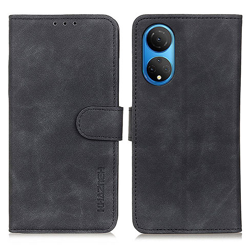 Custodia Portafoglio In Pelle Cover con Supporto K03Z per Huawei Honor X7 Nero