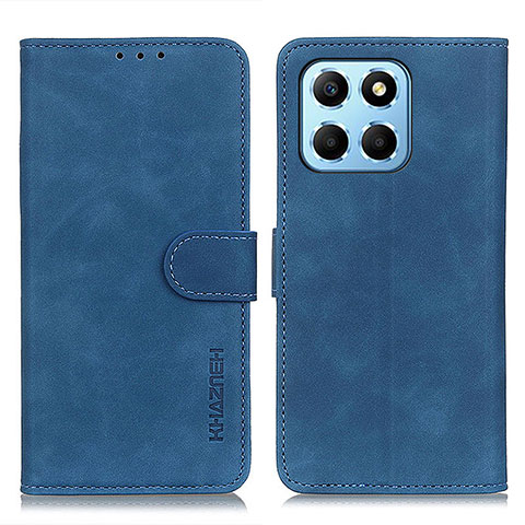 Custodia Portafoglio In Pelle Cover con Supporto K03Z per Huawei Honor X8 5G Blu