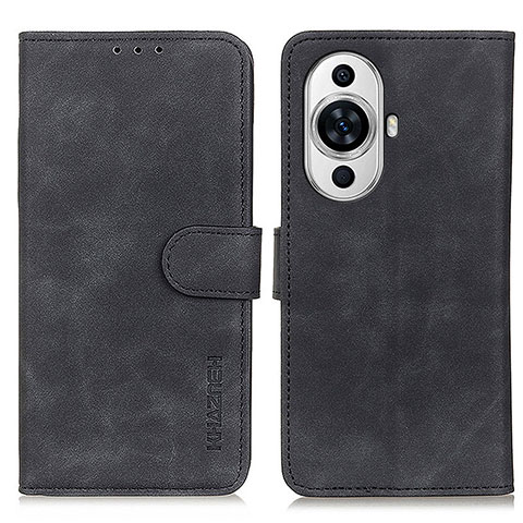 Custodia Portafoglio In Pelle Cover con Supporto K03Z per Huawei Nova 11 Pro Nero