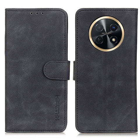 Custodia Portafoglio In Pelle Cover con Supporto K03Z per Huawei Nova Y91 Nero