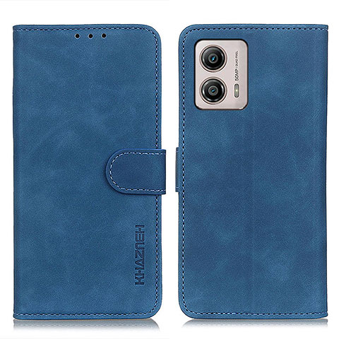 Custodia Portafoglio In Pelle Cover con Supporto K03Z per Motorola Moto G53j 5G Blu