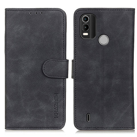 Custodia Portafoglio In Pelle Cover con Supporto K03Z per Nokia G11 Plus Nero