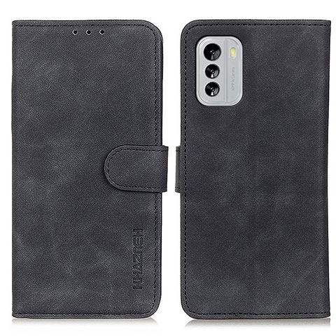 Custodia Portafoglio In Pelle Cover con Supporto K03Z per Nokia G60 5G Nero