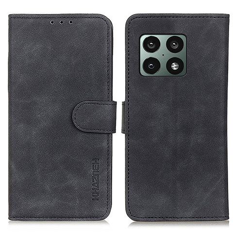 Custodia Portafoglio In Pelle Cover con Supporto K03Z per OnePlus 10 Pro 5G Nero