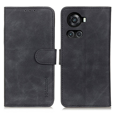 Custodia Portafoglio In Pelle Cover con Supporto K03Z per OnePlus 10R 5G Nero