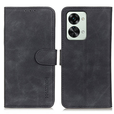 Custodia Portafoglio In Pelle Cover con Supporto K03Z per OnePlus Nord 2T 5G Nero