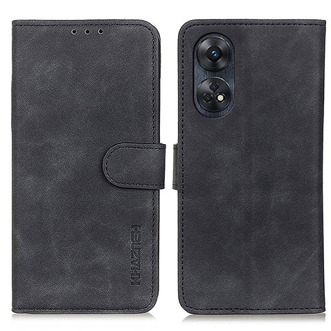 Custodia Portafoglio In Pelle Cover con Supporto K03Z per Oppo Reno8 T 4G Nero