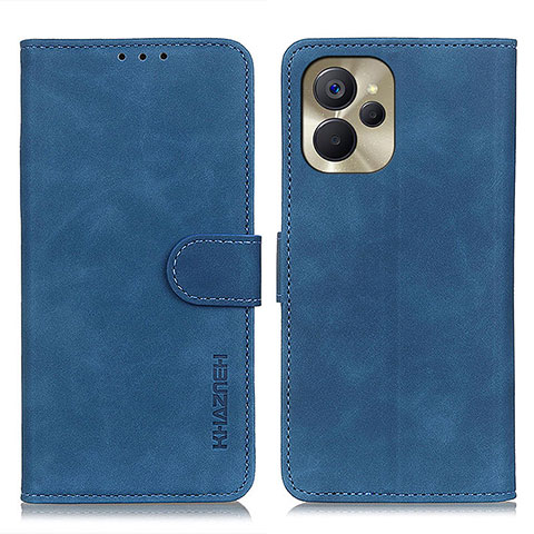 Custodia Portafoglio In Pelle Cover con Supporto K03Z per Realme 10T 5G Blu