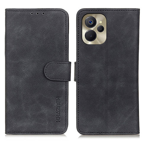 Custodia Portafoglio In Pelle Cover con Supporto K03Z per Realme 9i 5G Nero