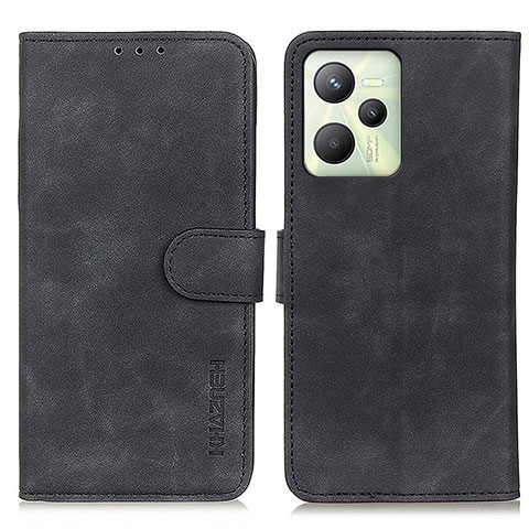 Custodia Portafoglio In Pelle Cover con Supporto K03Z per Realme Narzo 50A Prime Nero