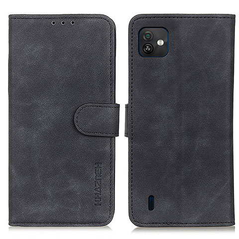 Custodia Portafoglio In Pelle Cover con Supporto K03Z per Wiko Y82 Nero