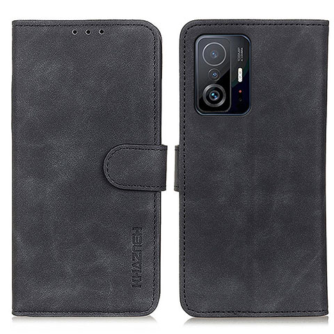 Custodia Portafoglio In Pelle Cover con Supporto K03Z per Xiaomi Mi 11T Pro 5G Nero