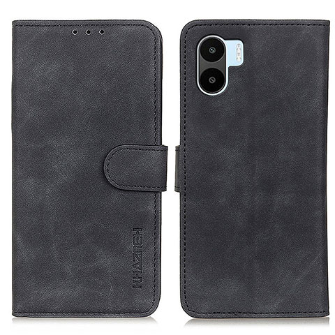 Custodia Portafoglio In Pelle Cover con Supporto K03Z per Xiaomi Poco C51 Nero