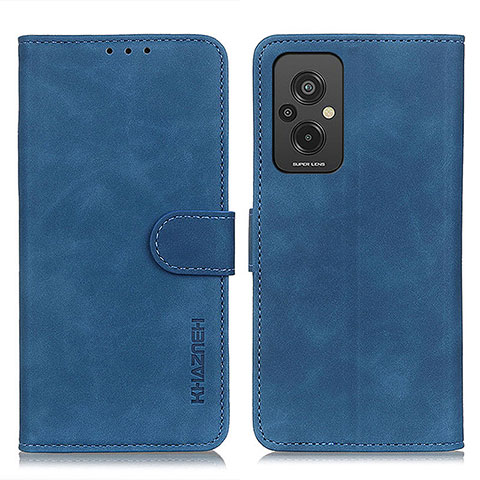 Custodia Portafoglio In Pelle Cover con Supporto K03Z per Xiaomi Redmi 11 Prime 4G Blu