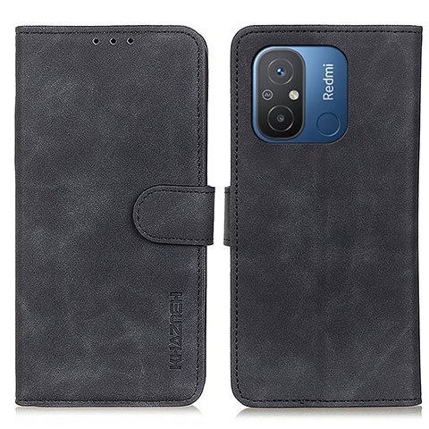 Custodia Portafoglio In Pelle Cover con Supporto K03Z per Xiaomi Redmi 11A 4G Nero