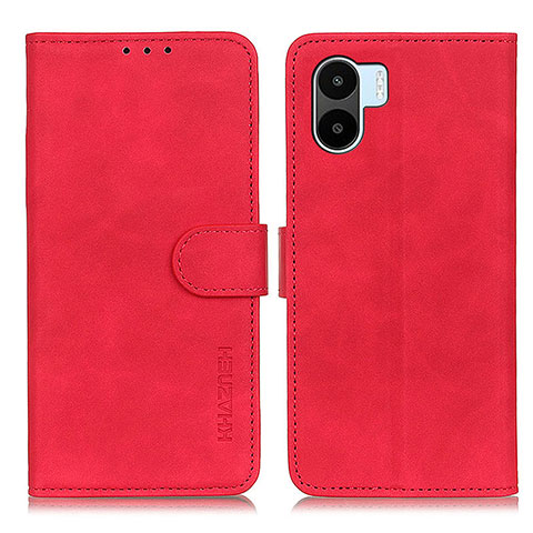 Custodia Portafoglio In Pelle Cover con Supporto K03Z per Xiaomi Redmi A1 Rosso