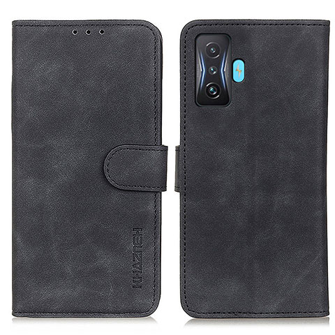 Custodia Portafoglio In Pelle Cover con Supporto K03Z per Xiaomi Redmi K50 Gaming 5G Nero