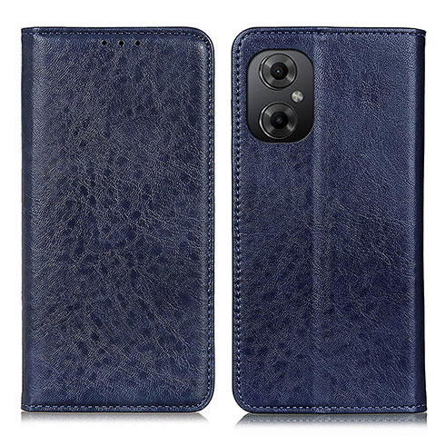 Custodia Portafoglio In Pelle Cover con Supporto K03Z per Xiaomi Redmi Note 12R Pro 5G Blu