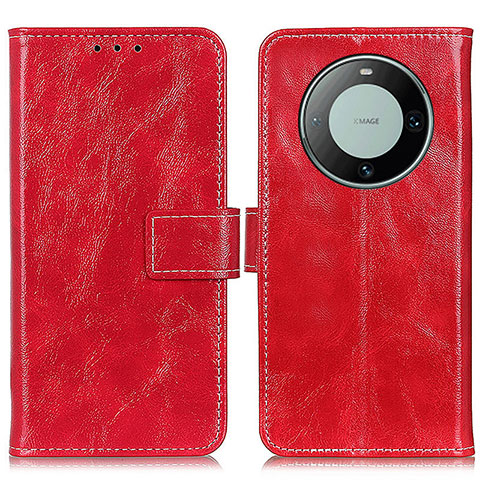 Custodia Portafoglio In Pelle Cover con Supporto K04Z per Huawei Mate 60 Pro+ Plus Rosso