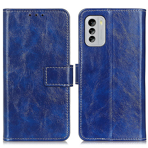 Custodia Portafoglio In Pelle Cover con Supporto K04Z per Nokia G60 5G Blu