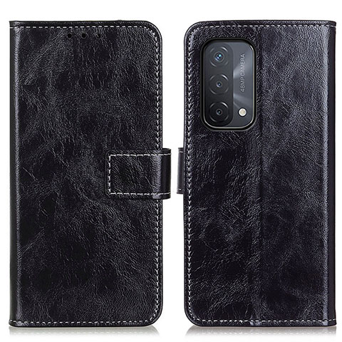 Custodia Portafoglio In Pelle Cover con Supporto K04Z per Oppo A93 5G Nero