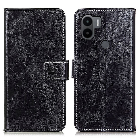 Custodia Portafoglio In Pelle Cover con Supporto K04Z per Xiaomi Redmi A1 Plus Nero