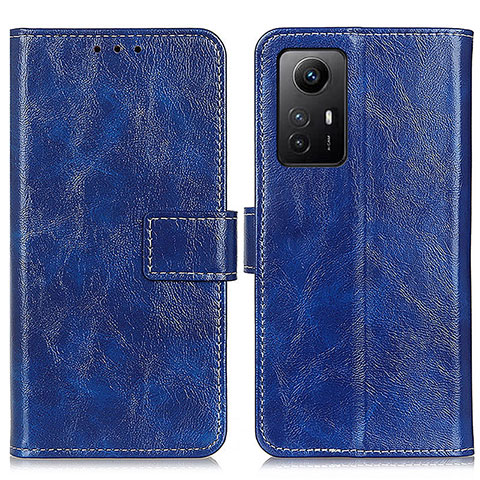 Custodia Portafoglio In Pelle Cover con Supporto K04Z per Xiaomi Redmi Note 12S Blu