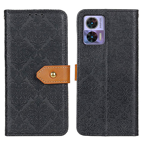 Custodia Portafoglio In Pelle Cover con Supporto K05Z per Motorola Moto Edge 30 Lite 5G Nero