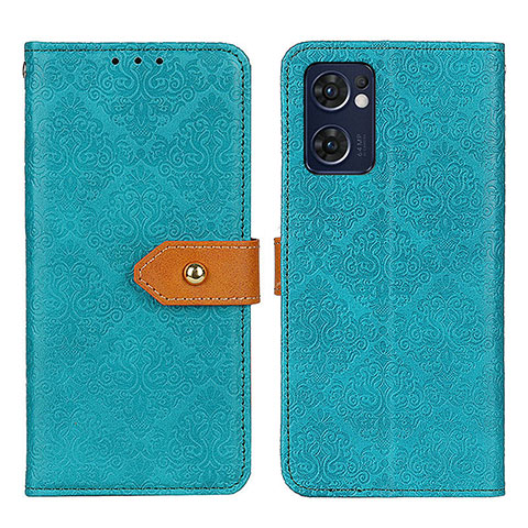 Custodia Portafoglio In Pelle Cover con Supporto K05Z per OnePlus Nord CE 2 5G Verde