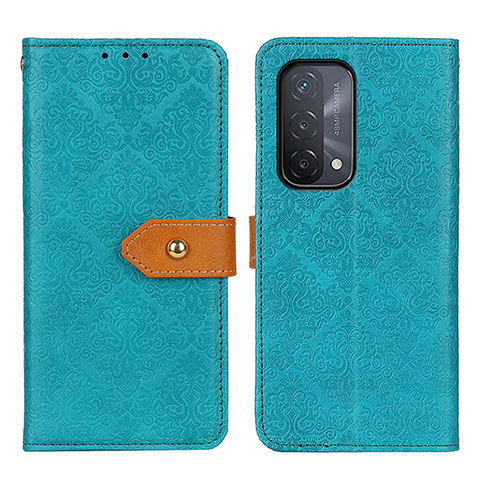 Custodia Portafoglio In Pelle Cover con Supporto K05Z per OnePlus Nord N200 5G Verde