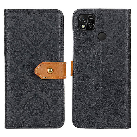 Custodia Portafoglio In Pelle Cover con Supporto K05Z per Xiaomi Redmi 10A 4G Nero