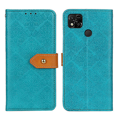 Custodia Portafoglio In Pelle Cover con Supporto K05Z per Xiaomi Redmi 10A 4G Verde