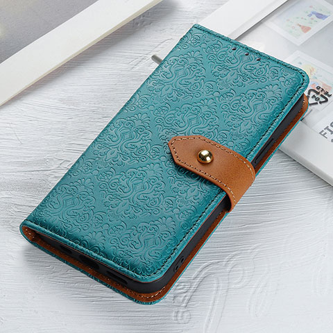 Custodia Portafoglio In Pelle Cover con Supporto K05Z per Xiaomi Redmi Note 10 4G Verde