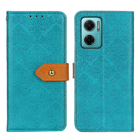 Custodia Portafoglio In Pelle Cover con Supporto K05Z per Xiaomi Redmi Note 11E 5G Verde