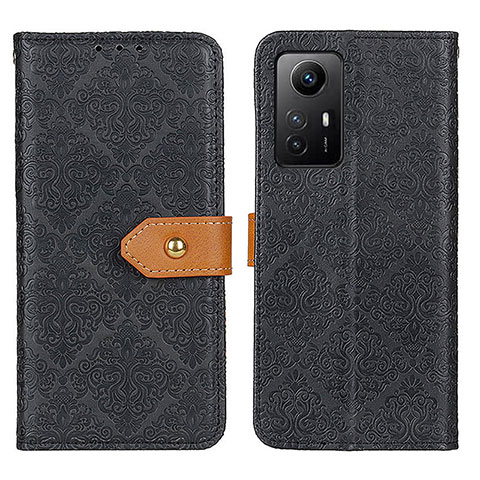 Custodia Portafoglio In Pelle Cover con Supporto K05Z per Xiaomi Redmi Note 12S Nero