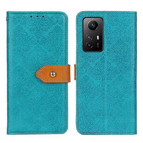 Custodia Portafoglio In Pelle Cover con Supporto K05Z per Xiaomi Redmi Note 12S Verde