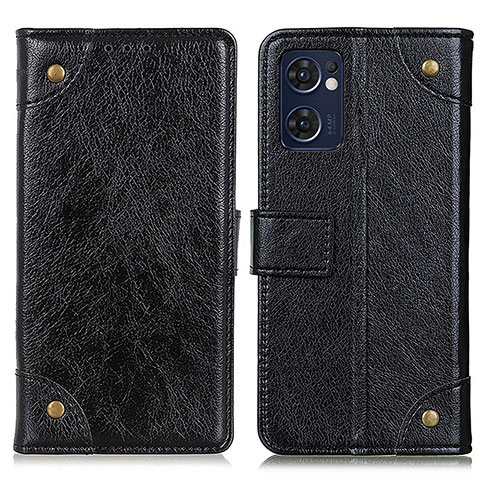 Custodia Portafoglio In Pelle Cover con Supporto K06Z per OnePlus Nord CE 2 5G Nero