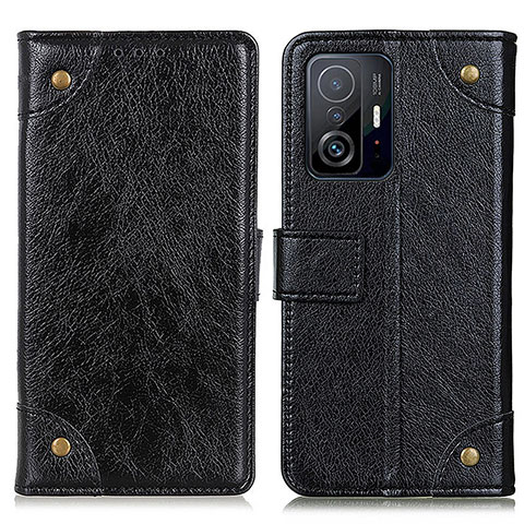 Custodia Portafoglio In Pelle Cover con Supporto K06Z per Xiaomi Mi 11T 5G Nero