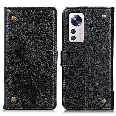 Custodia Portafoglio In Pelle Cover con Supporto K06Z per Xiaomi Mi 12S 5G Nero