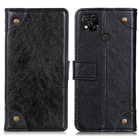 Custodia Portafoglio In Pelle Cover con Supporto K06Z per Xiaomi POCO C31 Nero