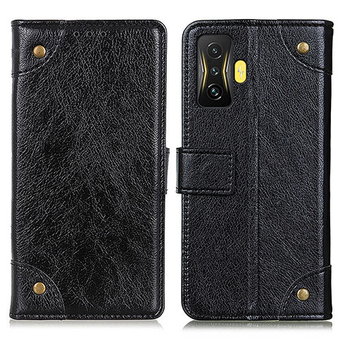 Custodia Portafoglio In Pelle Cover con Supporto K06Z per Xiaomi Poco F4 GT 5G Nero