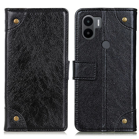 Custodia Portafoglio In Pelle Cover con Supporto K06Z per Xiaomi Redmi A1 Plus Nero