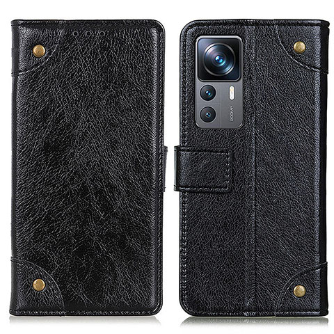 Custodia Portafoglio In Pelle Cover con Supporto K06Z per Xiaomi Redmi K50 Ultra 5G Nero