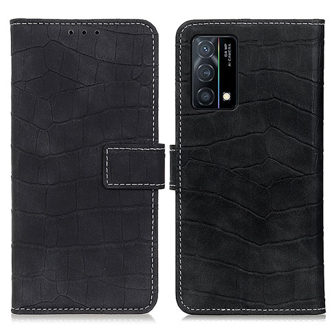 Custodia Portafoglio In Pelle Cover con Supporto K07Z per Oppo K9 5G Nero