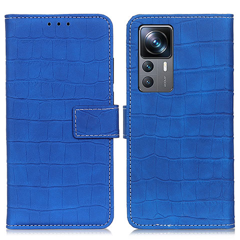 Custodia Portafoglio In Pelle Cover con Supporto K07Z per Xiaomi Mi 12T 5G Blu